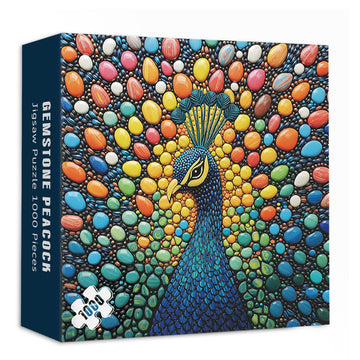 Gemstone Peacock Jigsaw Puzzle 1000 Pieces
